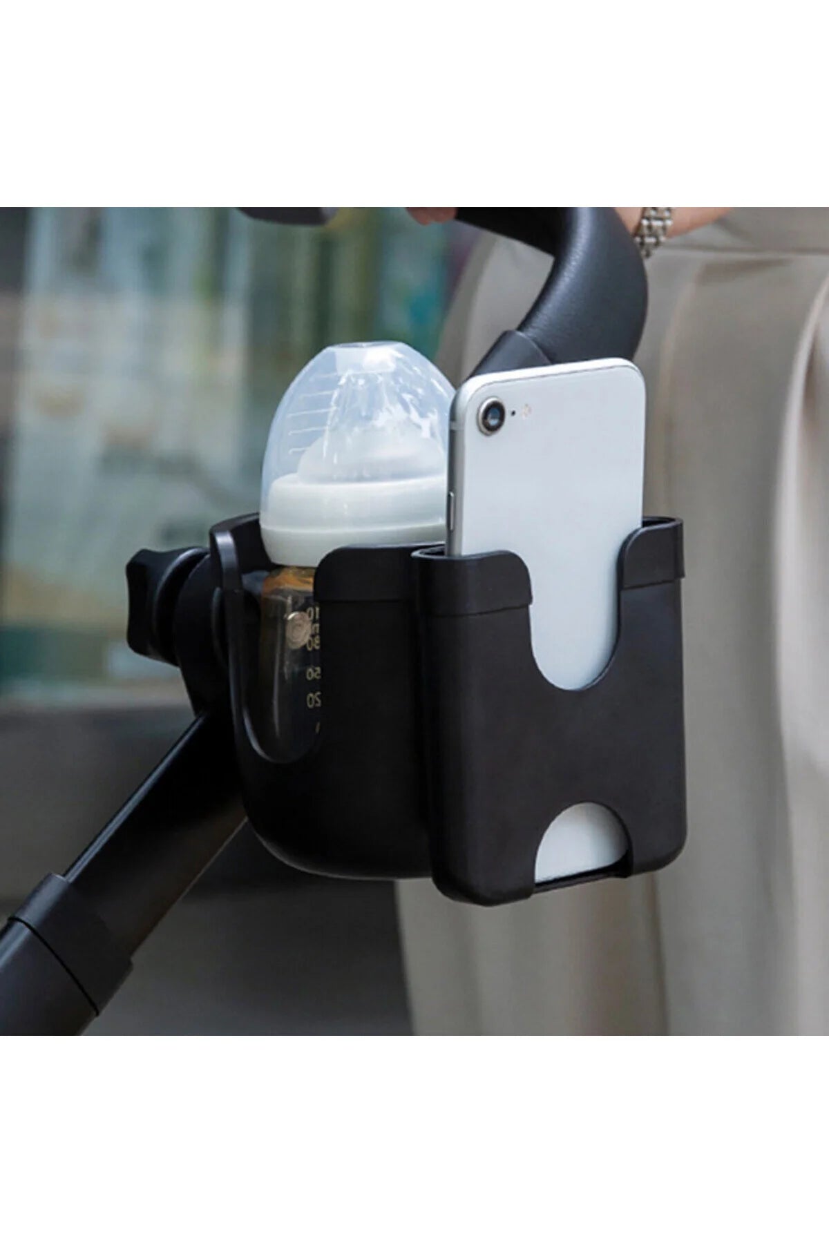 Teknum 2-in-1 Universal stroller Cup & Phone Holder