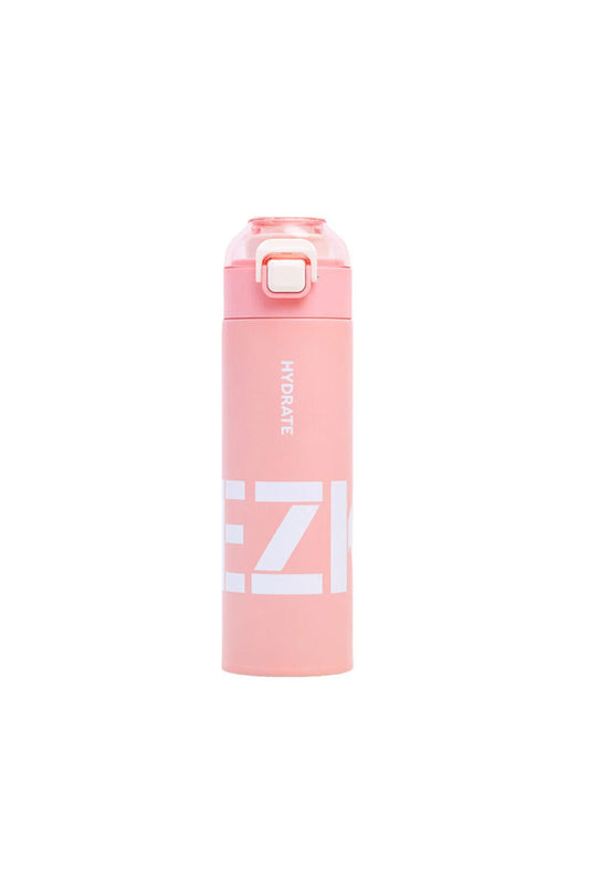 Eazy Kids Double Wall Insulated Travel Water Bottle - Pink 550ml