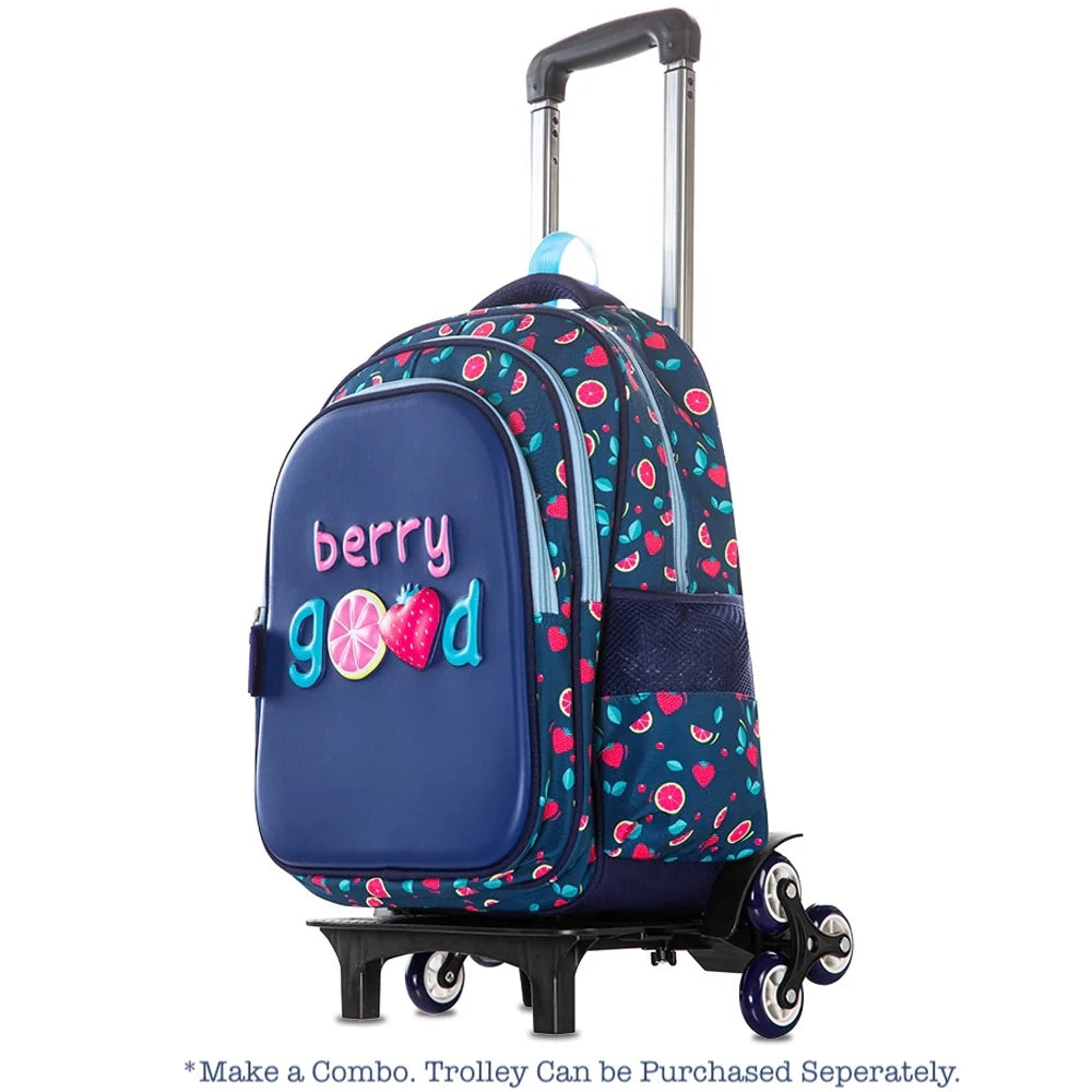 Eazy Kids School Bag w/ Pencil Case 16 - Berry Good Blue