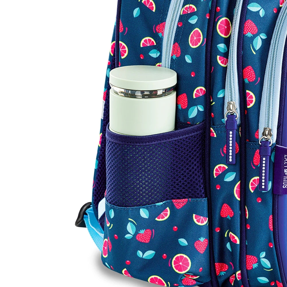 Eazy Kids School Bag w/ Pencil Case 16 - Berry Good Blue