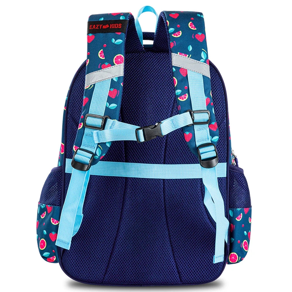 Eazy Kids School Bag w/ Pencil Case 16 - Berry Good Blue