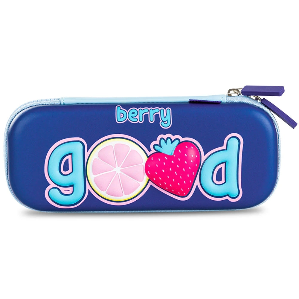 Eazy Kids School Bag w/ Pencil Case 16 - Berry Good Blue