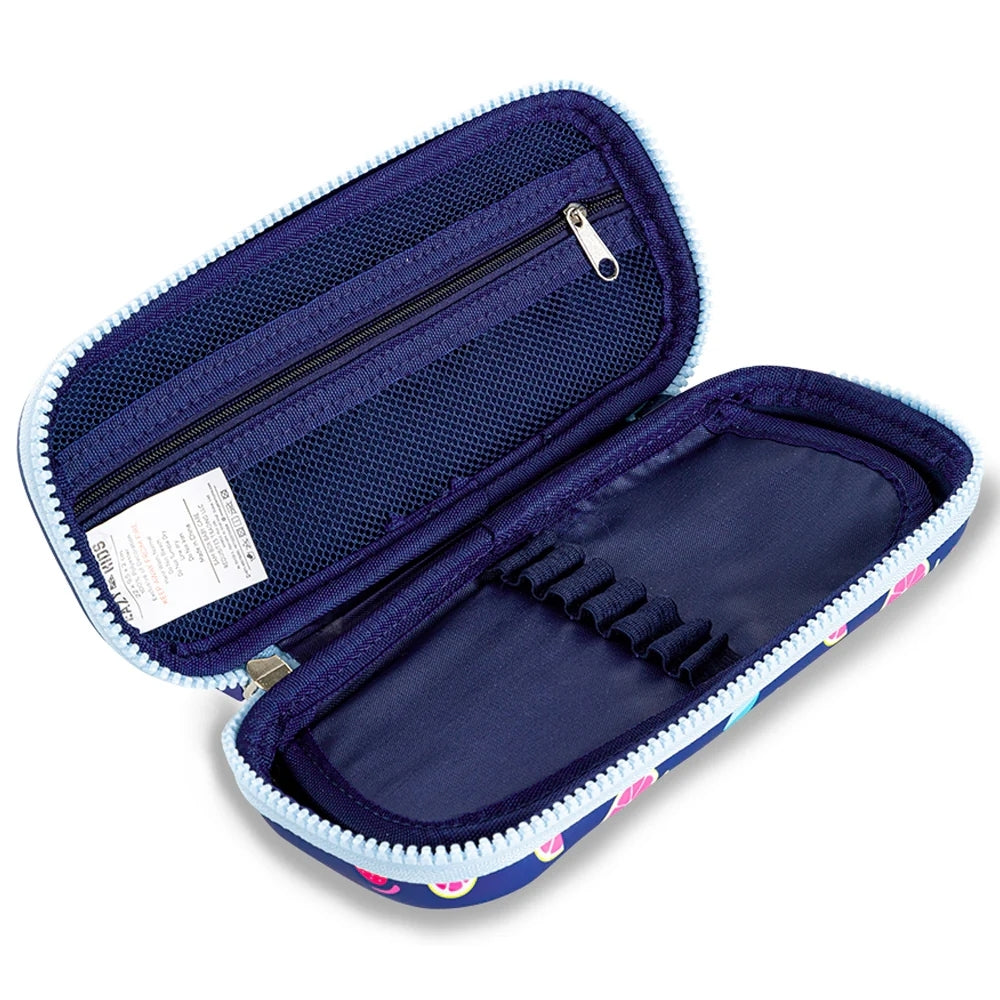 Eazy Kids School Bag w/ Pencil Case 16 - Berry Good Blue