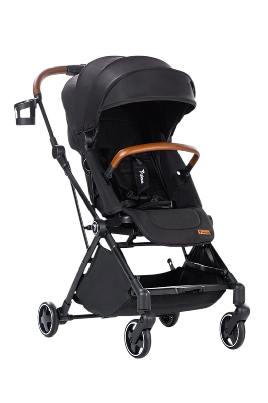 TEKNUM Compacto Auto Fold 360° Reversible Stroller - Black