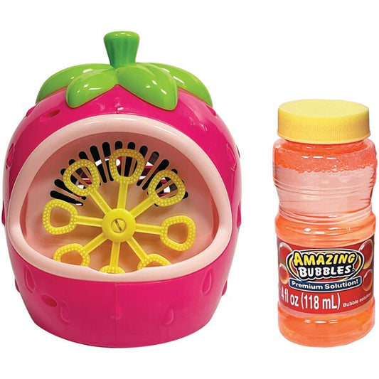 PLACO TOYS STRAWBERRY BUBBLES MACHINE