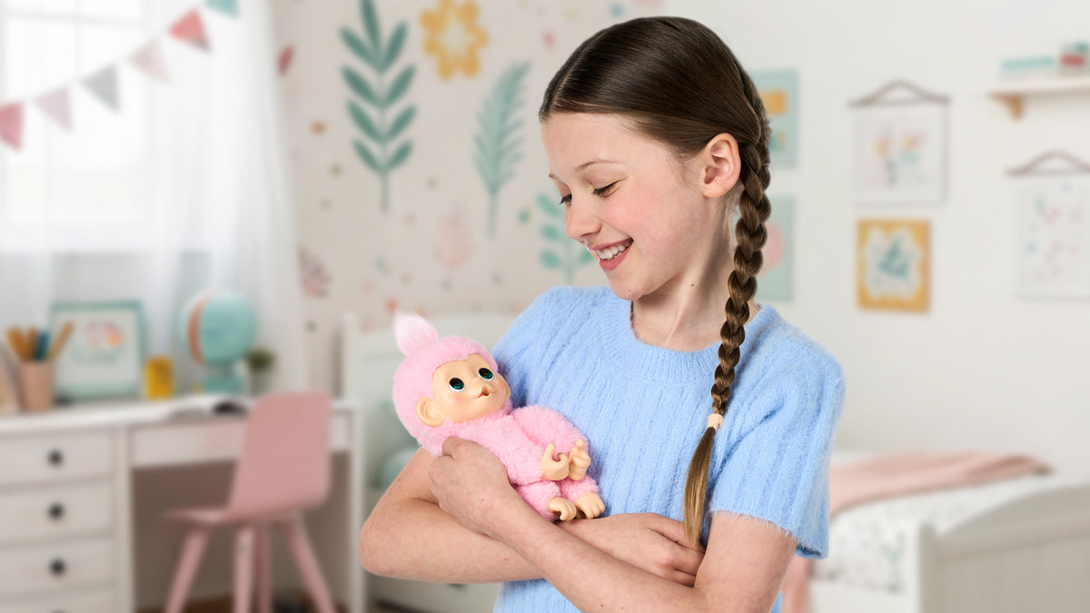 قرد لونا ليمون Little Live Pets – رفيق تفاعلي ناعم للأطفال