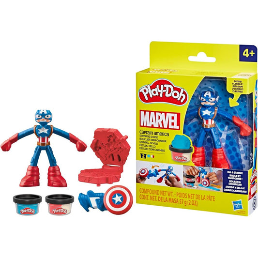 Play-Doh Marvel Captain America Stamping Shield Playset