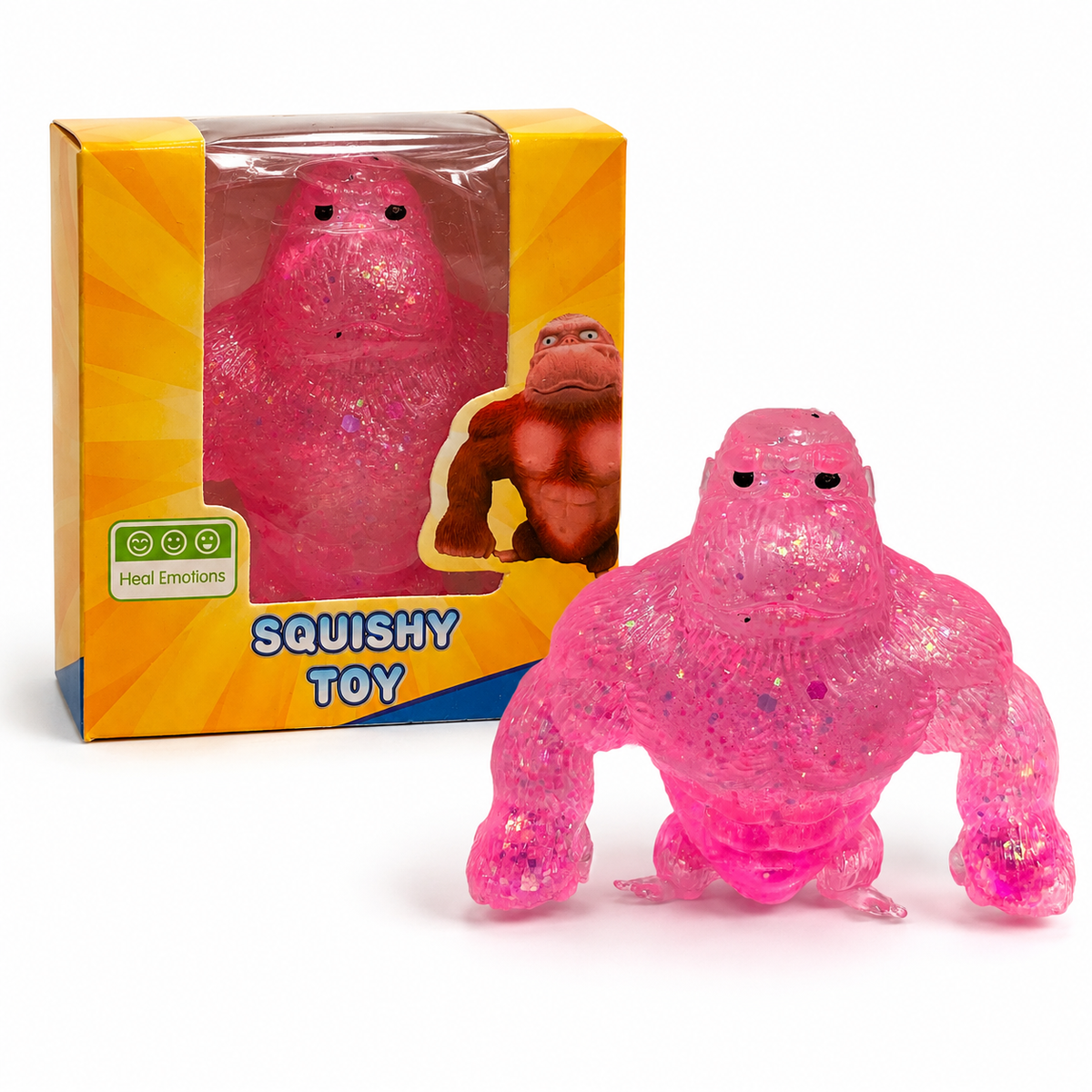 Pink Gorilla Squishy