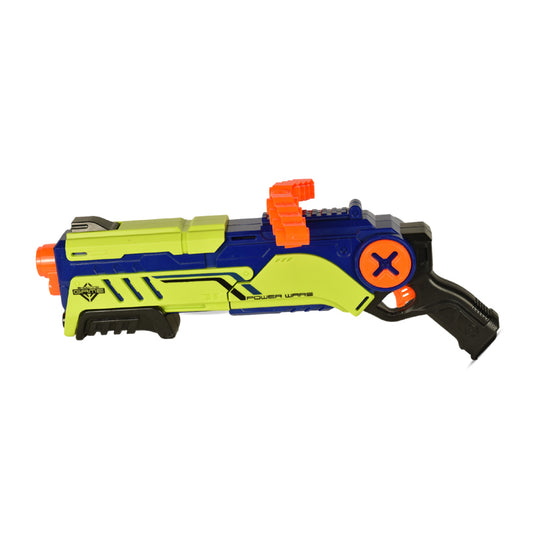 Air Blaster Foam Bullet Gun – Green & Blue Power Wars Edition