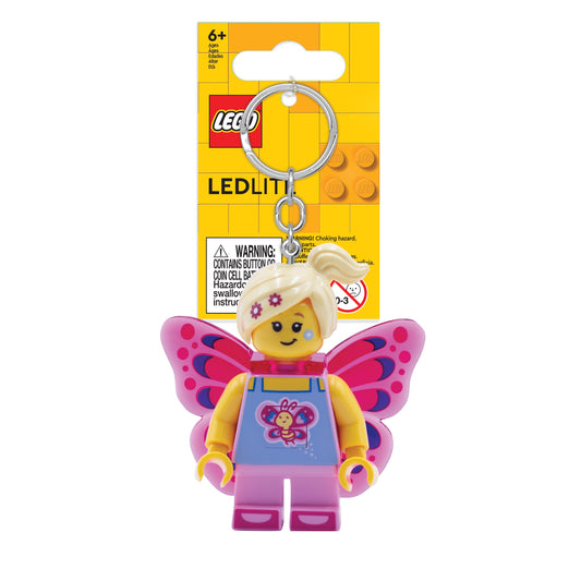 مفتاح LEGO ميني فيجر LED – إضاءة أنيقة للحقيبة