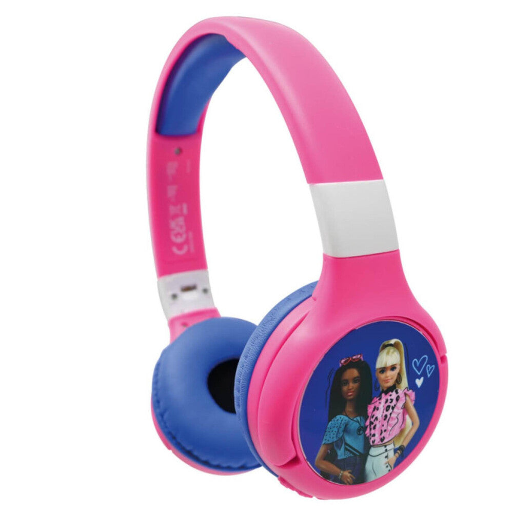 Lexibook - Barbie 2 In 1 Bluetooth And Wired Comfort Foldable Headphone