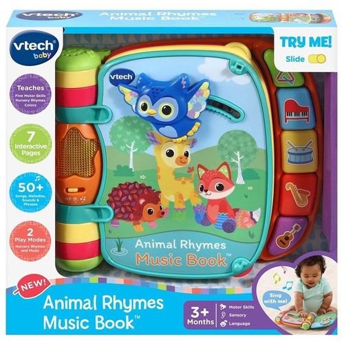 V-TECH ANIMAL RHYMES MUSIC BOOK