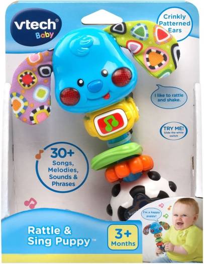 V-TECH PLAYTIME PUPPY RATTLE