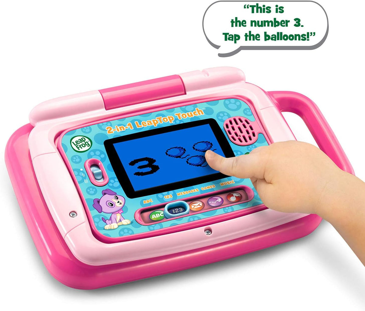 LEAPFROG 2 IN 1 LEAPTOP TOUCH PINK