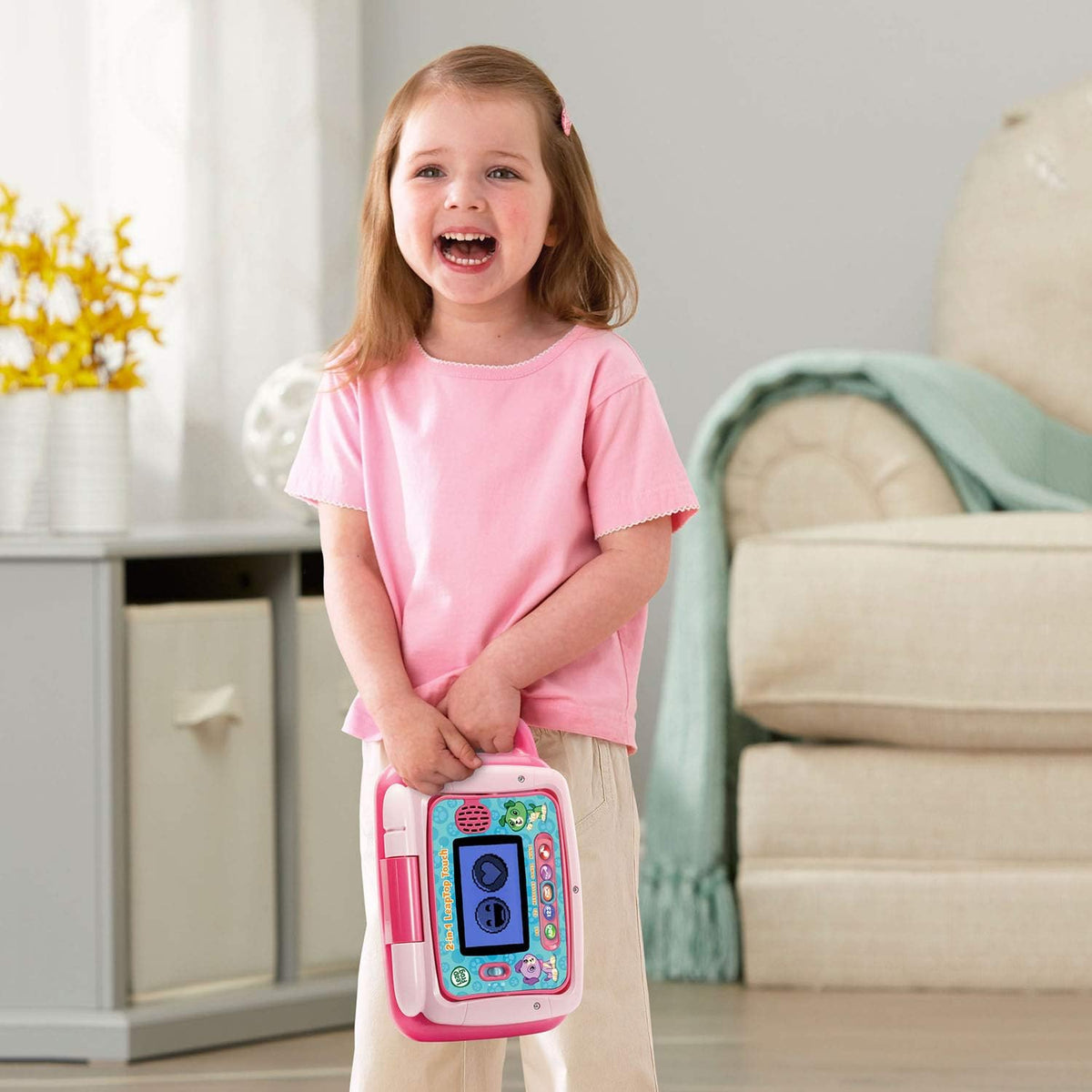LEAPFROG 2 IN 1 LEAPTOP TOUCH PINK