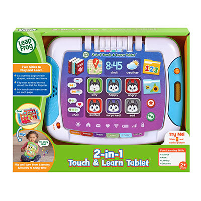 LEAPFROG 2-IN-1 TOUCH AND LEARN TABLET