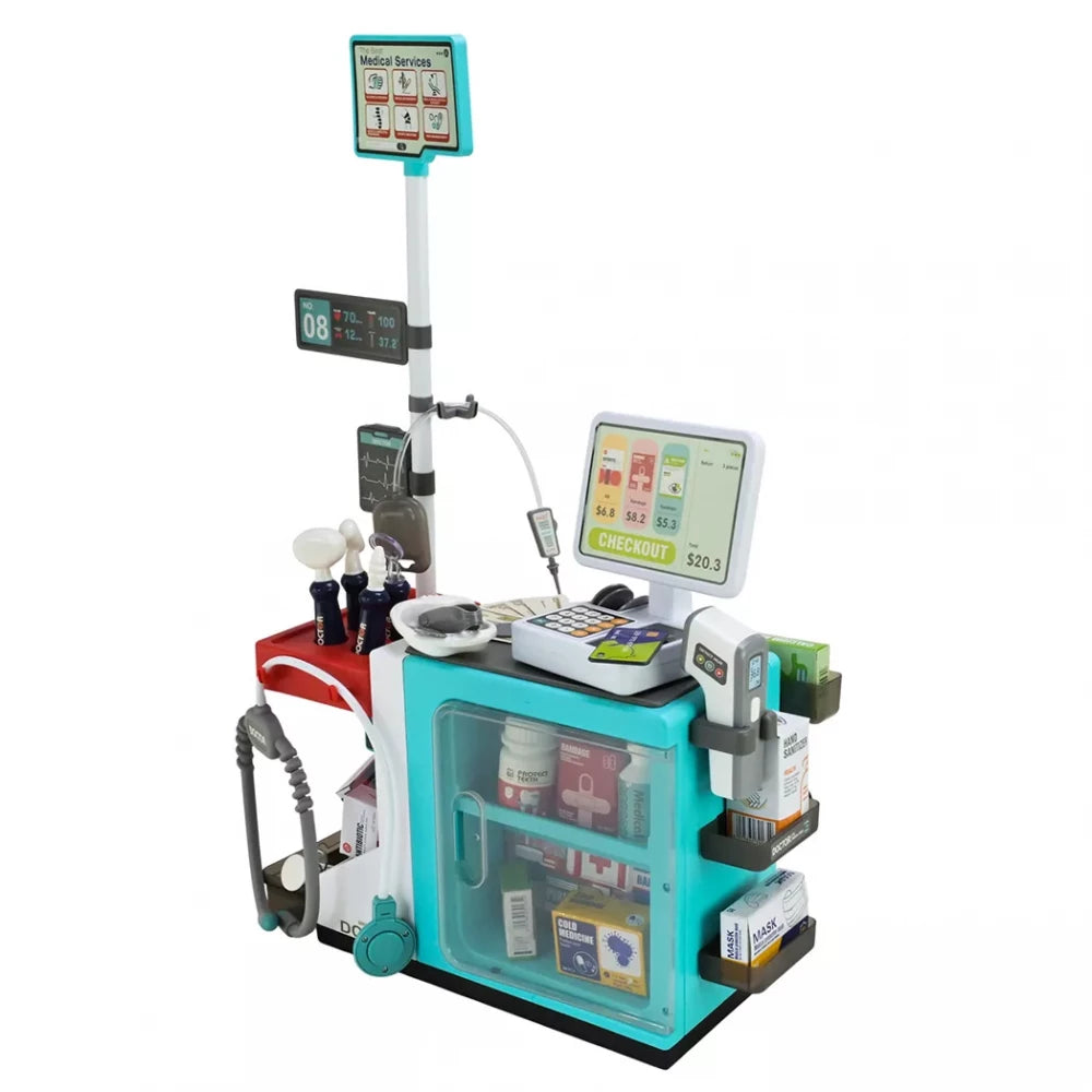 TOYSRE MINI MEDICAL COUNTER - BLUE