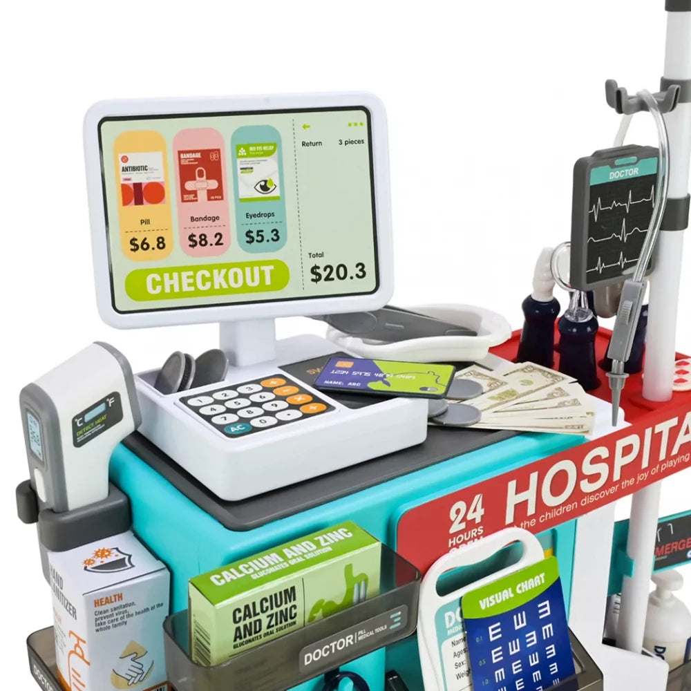 TOYSRE MINI MEDICAL COUNTER - BLUE