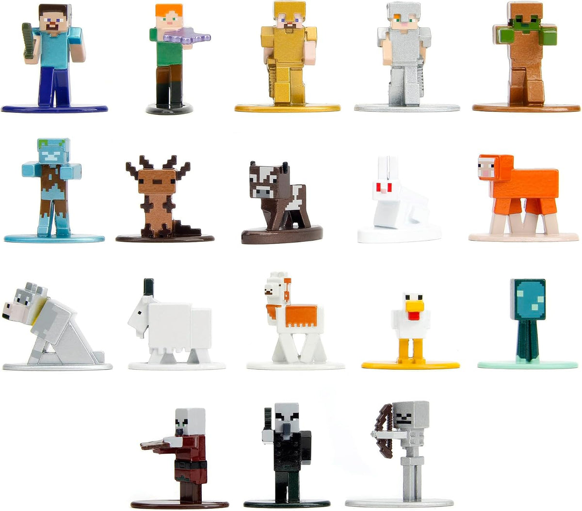 JADA NANO METALFIGS: MINECRAFT- CAVES & CLIFFS MULTIPACK (W9)