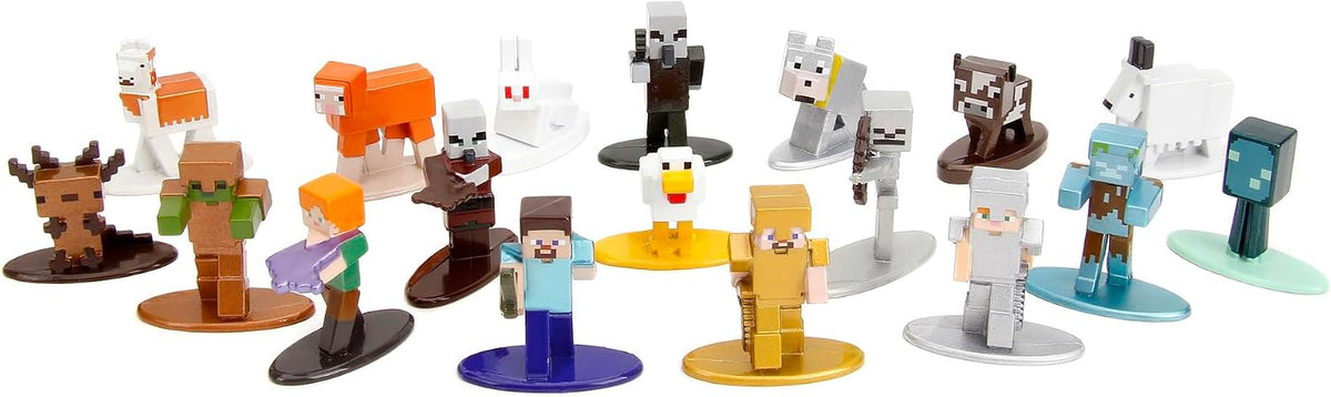 JADA NANO METALFIGS: MINECRAFT- CAVES & CLIFFS MULTIPACK (W9)