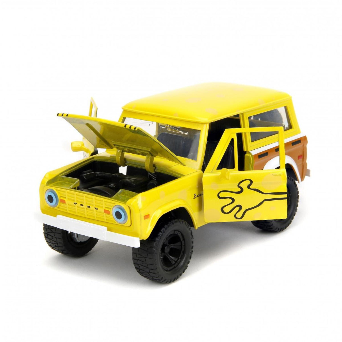 SPONGEBOB- 1973 FORD BRONCO & SPONGEBOB SQUAREPANTS (1:24)