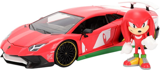 SONIC- KNUCKLES & LAMBORGHINI AVENTADOR SV (1:24)