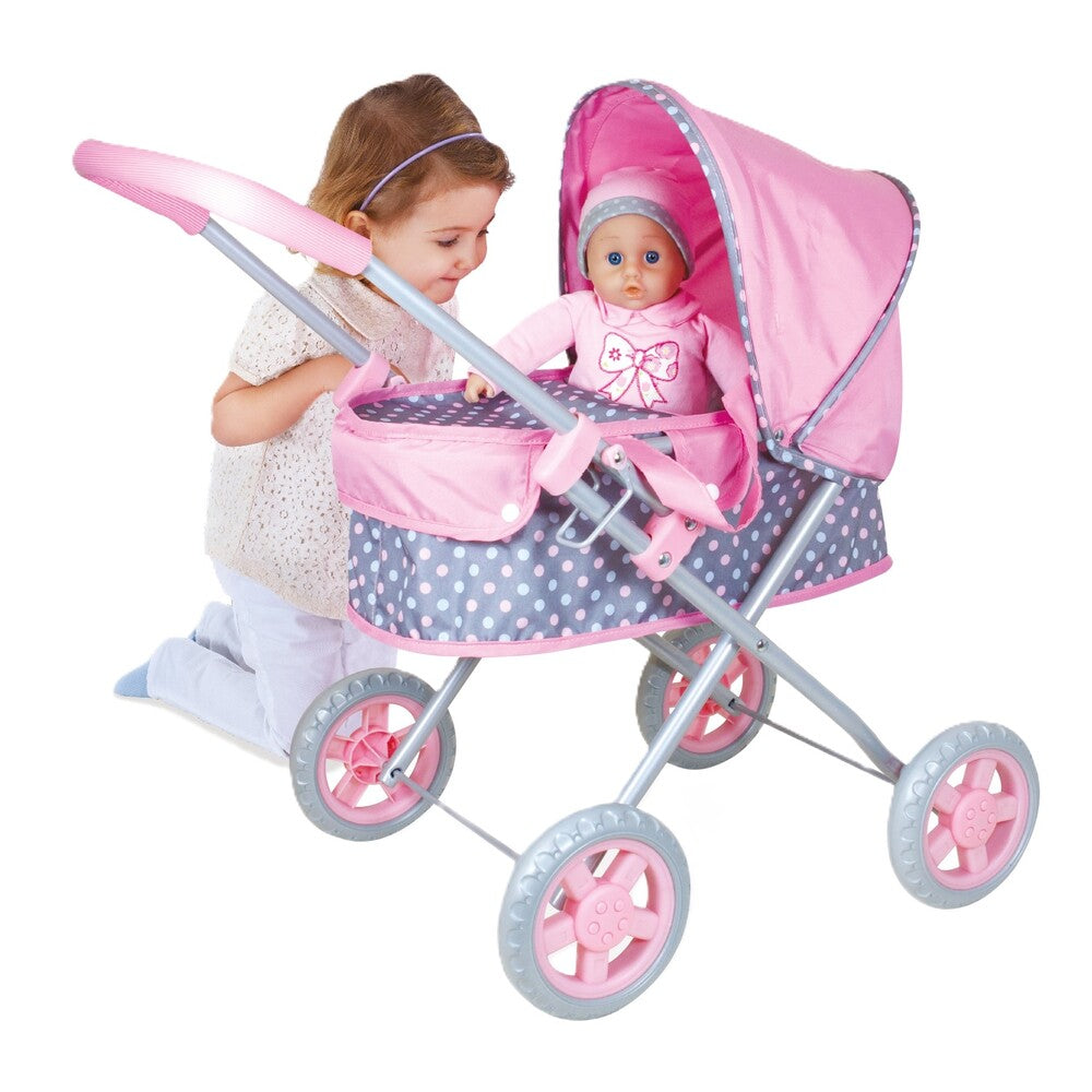 Lissi - Doll Set-Pram With 36Cm Baby With Playset