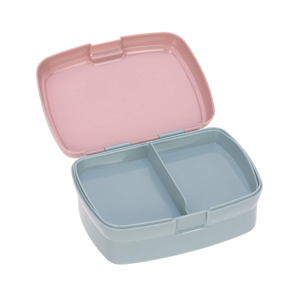 Lassig - Lassig Lunch Set About Friends-Lunchbox And Drinking Bottle-Pink Chinchilla