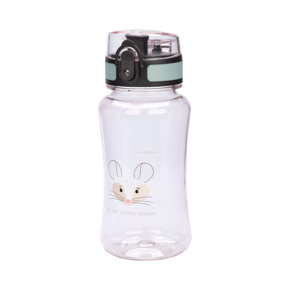 Lassig - Lassig Lunch Set About Friends-Lunchbox And Drinking Bottle-Pink Chinchilla