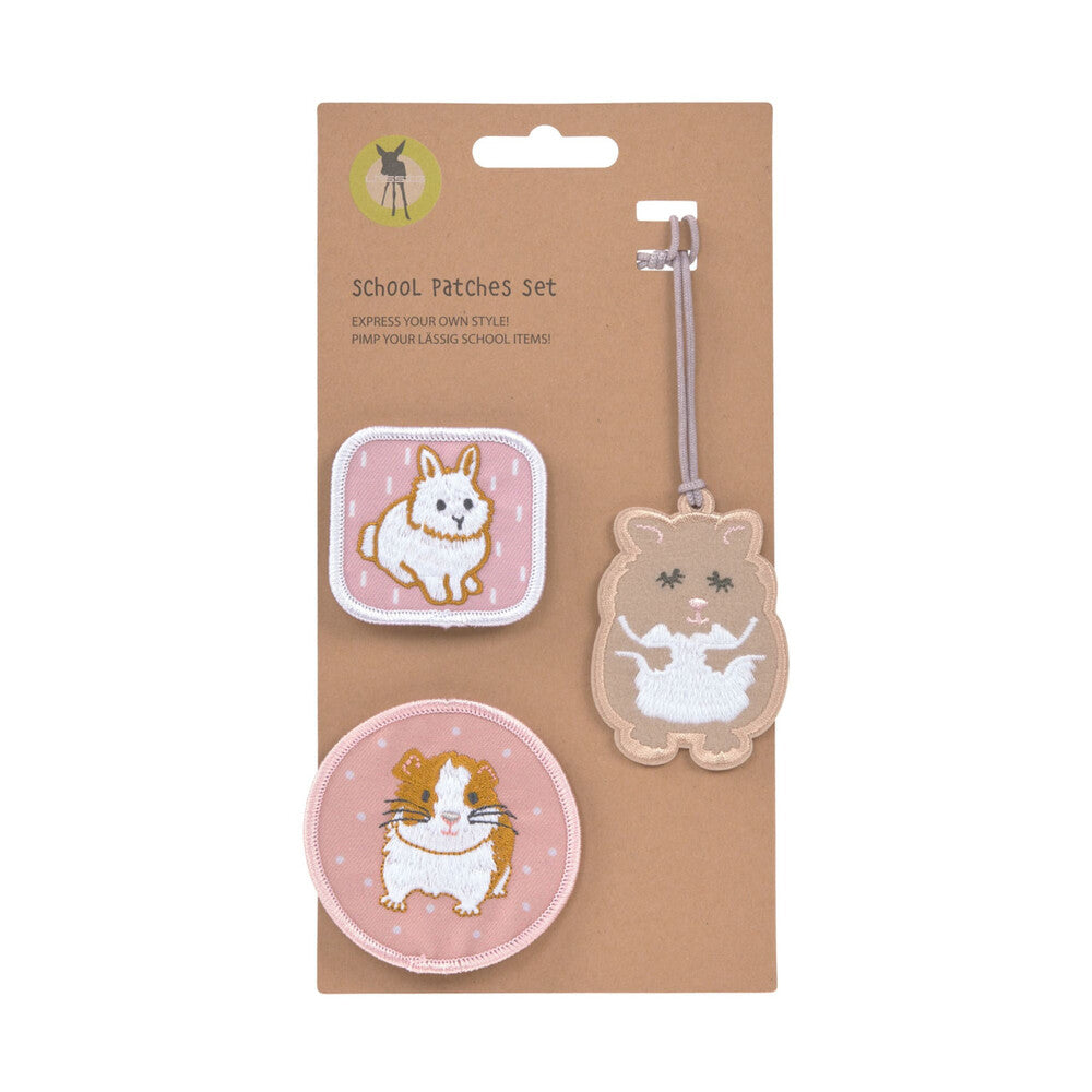 Lassig - School Patches Set - Cuddly Pet