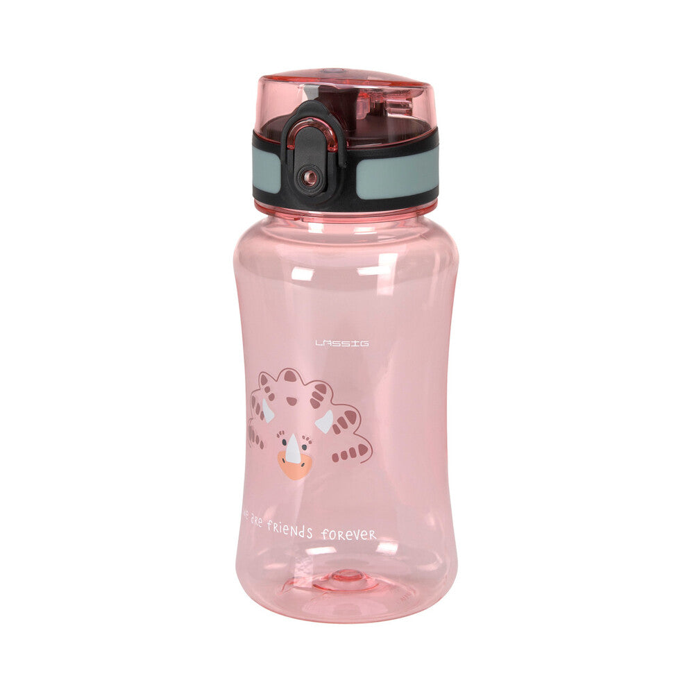 Lassig - Lassig Lunch Set About Friends-Lunchbox And Drinking Bottle-Pink Dino Rose