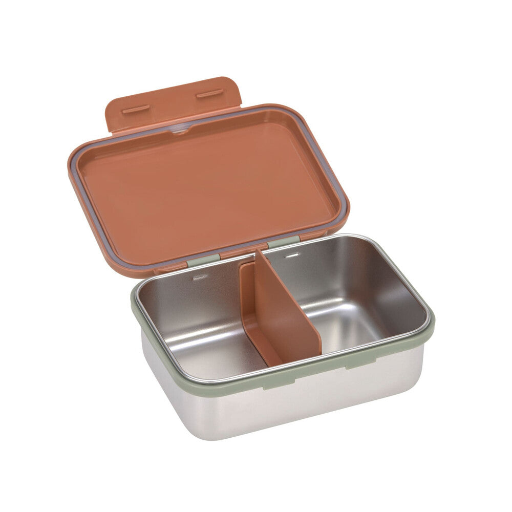 Lassig - Lunchbox Stainless Steel Happy Prints - Caramel