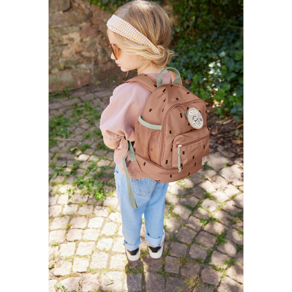 Lassig - Mini Backpack Happy Prints - Caramel