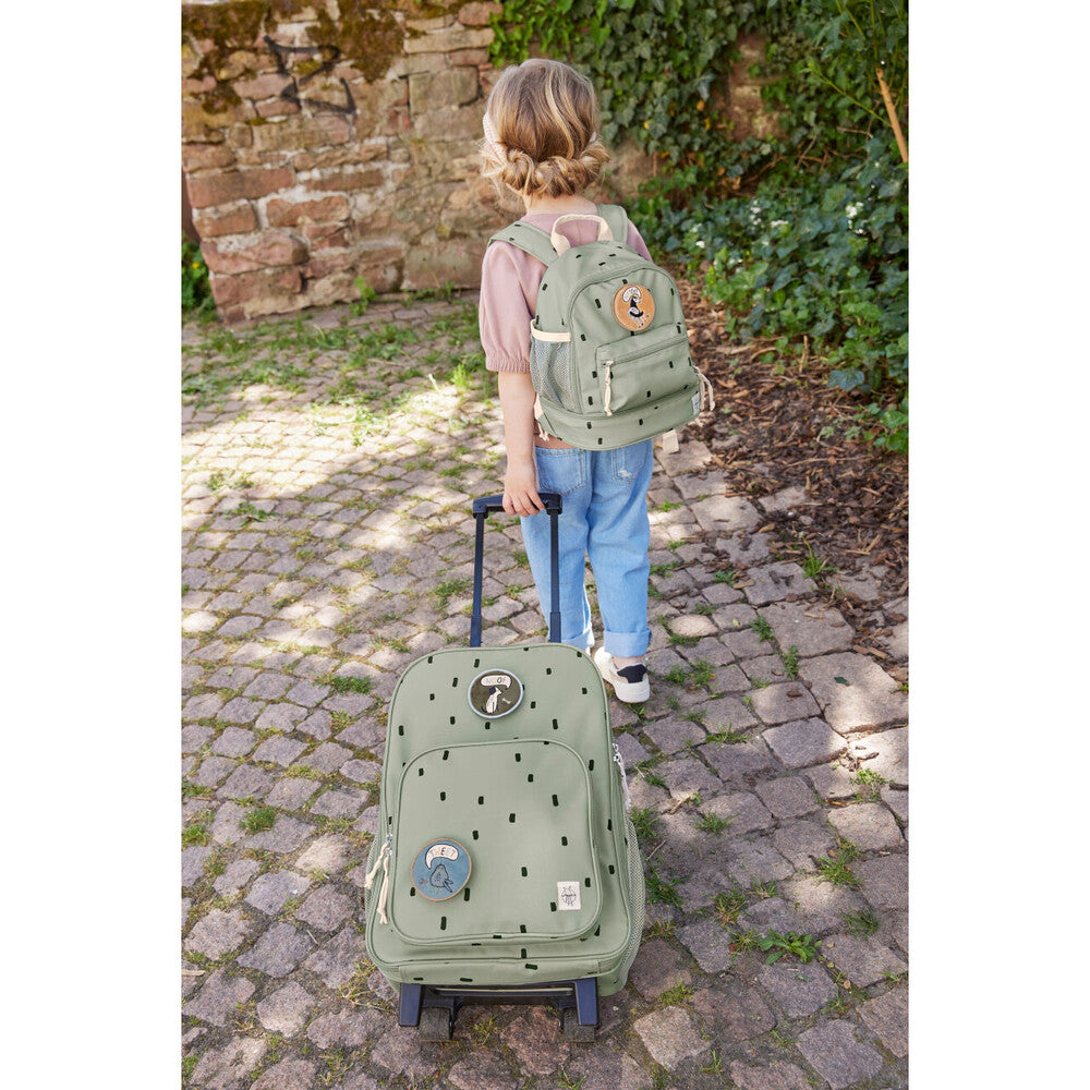 Lassig - Trolley Happy Prints - Light Olive
