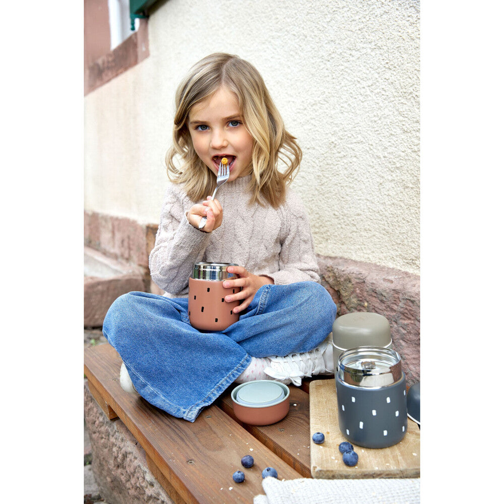 Lassig - Food Jar Medium Happy Prints - Caramel