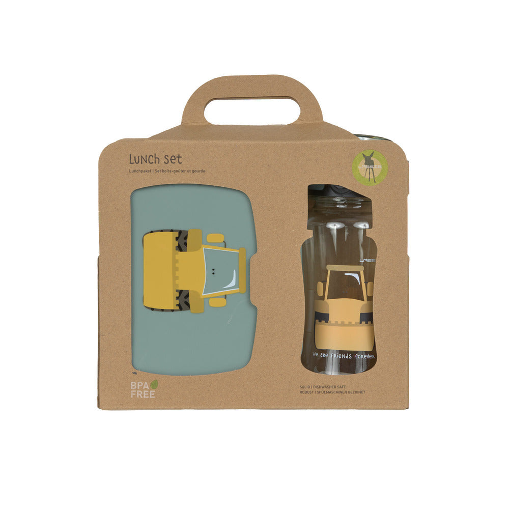 Lassig - Lassig Lunch Set Tiny Drivers-Green