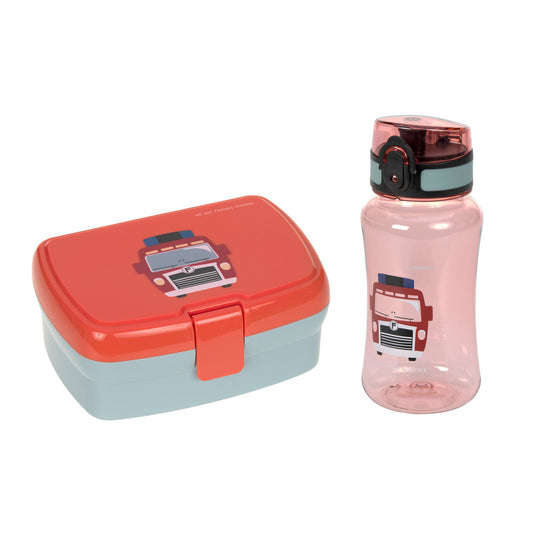 Lassig - Lassig Lunch Set Tiny Drivers-Red