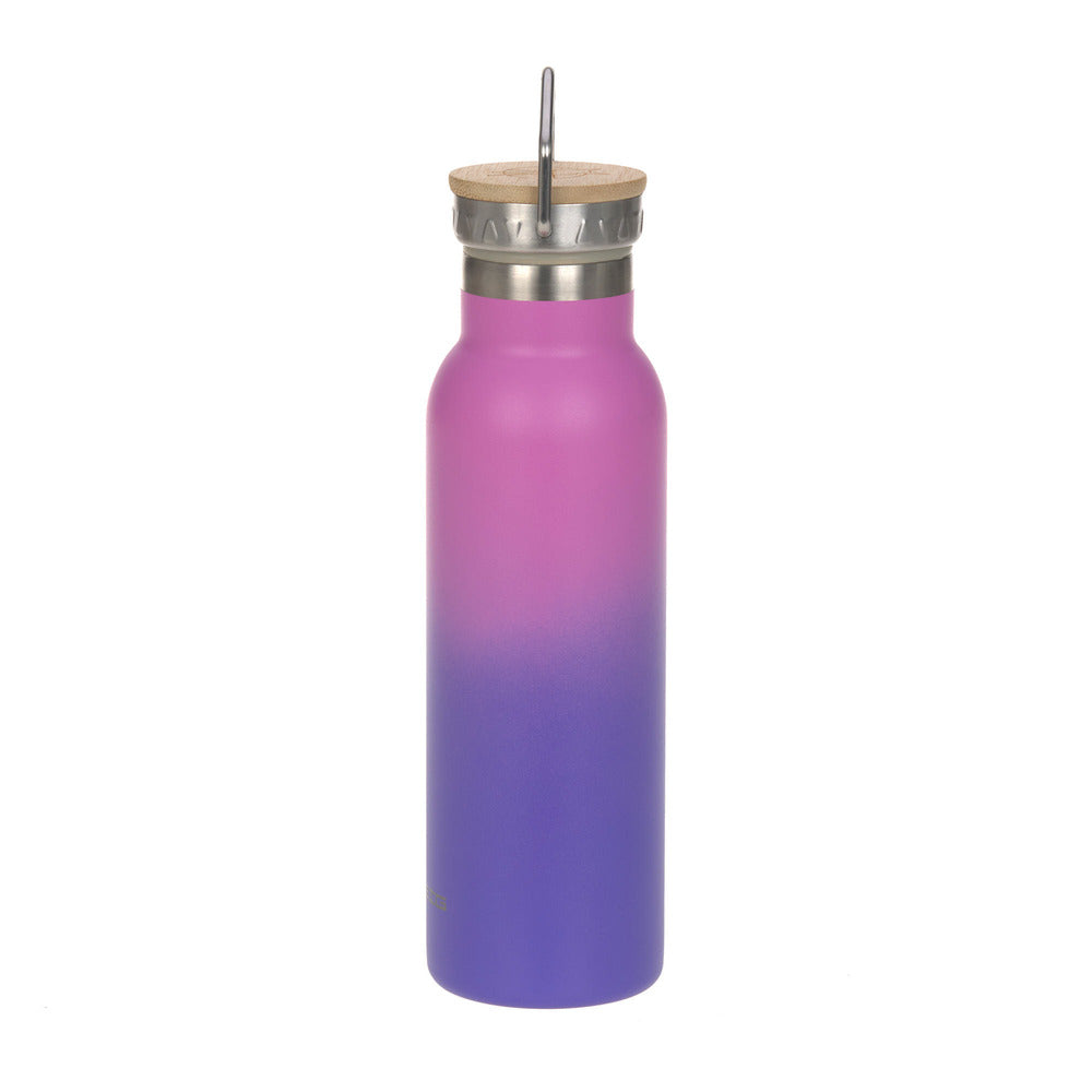 Lassig - Lassig Double Walled Bottle Stainless Steel Unique 460 Ml-Lilac