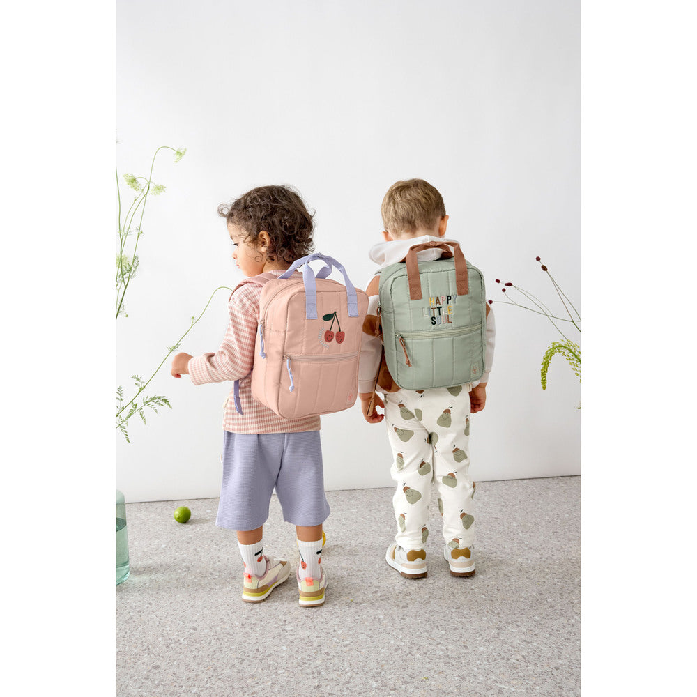 Lassig - Lassig Mini Square Backpack Little Gang-Pink