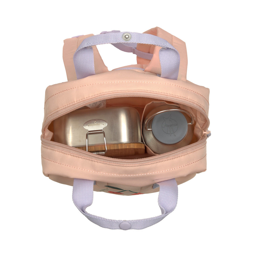 Lassig - Lassig Mini Square Backpack Little Gang-Pink