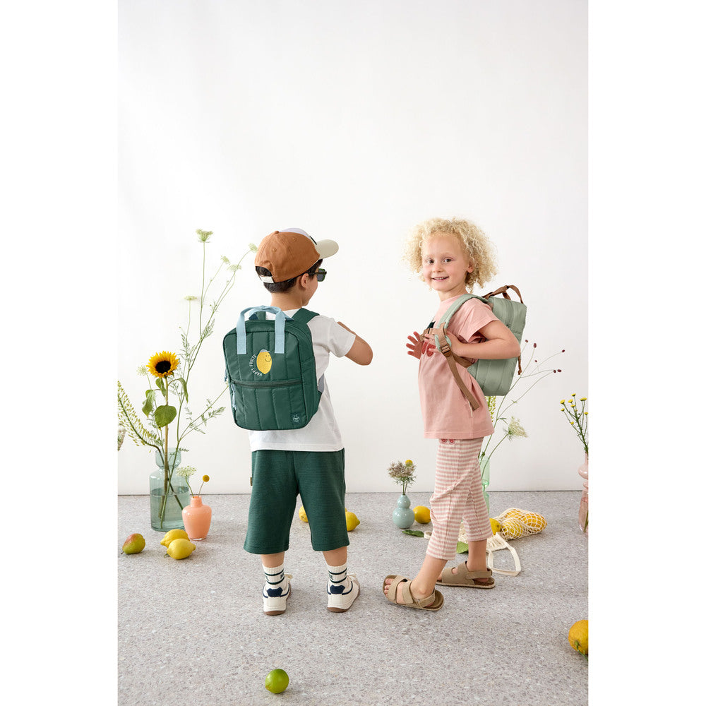 Lassig - Lassig Mini Square Backpack Little Gang-Green