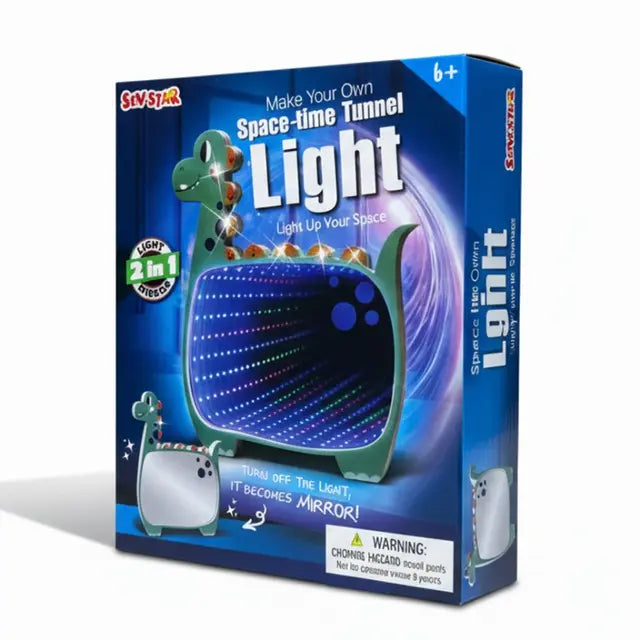 Space-time tunnel light-dinosaur