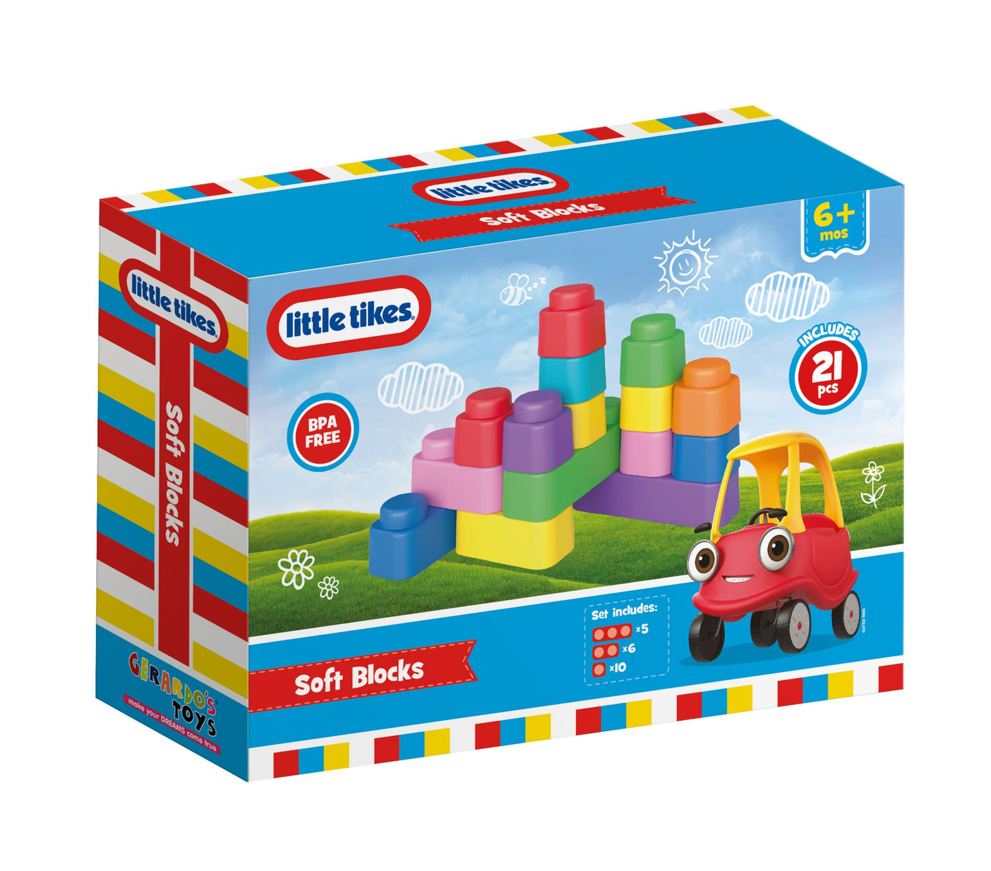 Little Tikes Soft Blocks Set - 21 Pieces