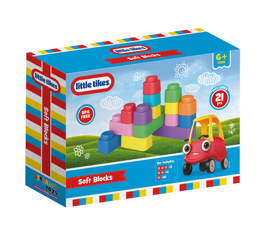 Little Tikes Soft Blocks Set - 21 Pieces