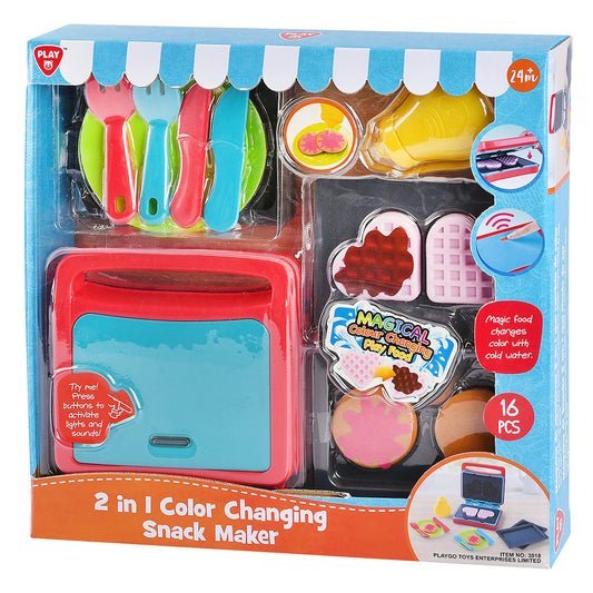 PLAY GO 2 IN 1 COLOR CHANGING SNACK MAKER
