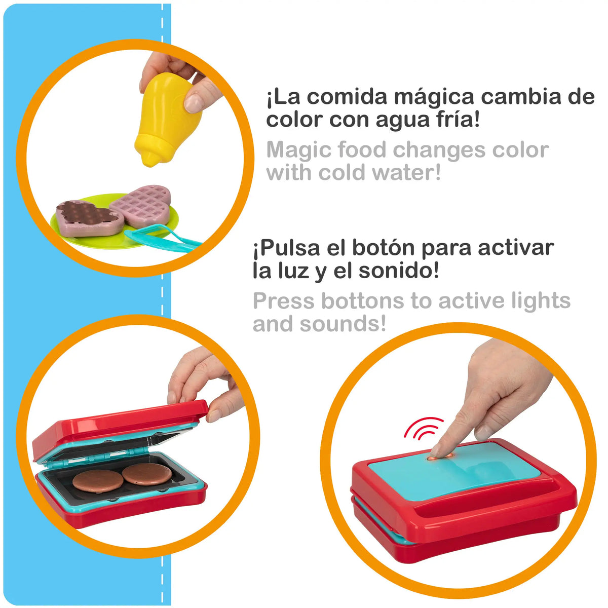 PLAY GO 2 IN 1 COLOR CHANGING SNACK MAKER