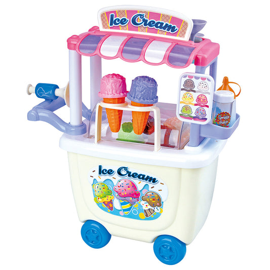 PLAY GO GOURMET ICE CREAM CART - 28 PCS