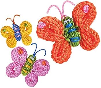 4M LITTLE CRAFT SPOOL KNIT BUTTERFLIES KIT