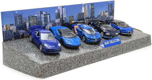 BBURAGO- BLUE COLLECTION (1:64) (5 PACK)