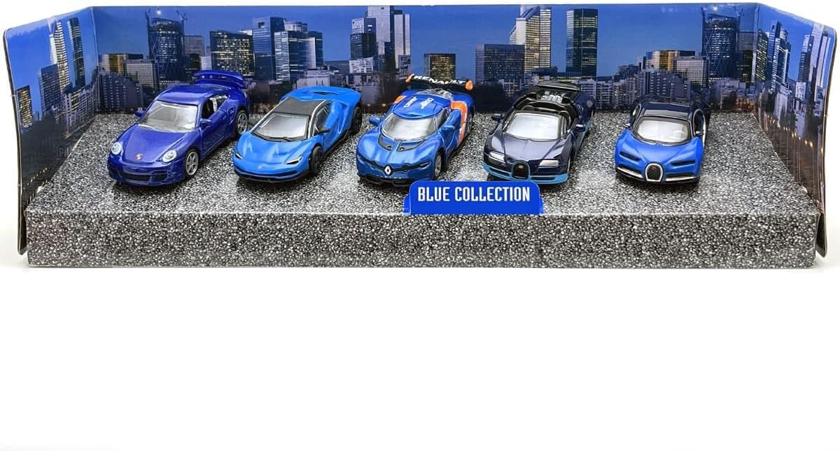 BBURAGO- BLUE COLLECTION (1:64) (5 PACK)